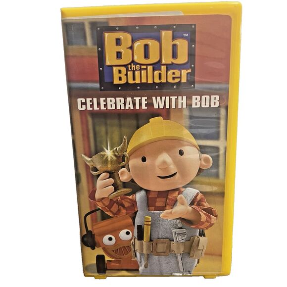 Bob the Builder - Celebrate with Bob (VHS, 2002) Yellow Edition - Picture 1 of 6
